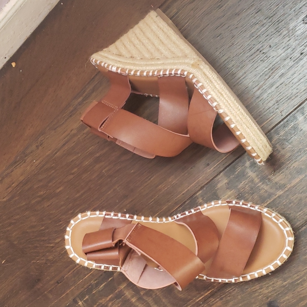 Sugar   Hopeful Wedge Sandal Size 8